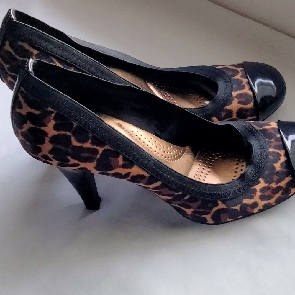 Dexter Shoes Women 7 Multicolor Stylish Office Versatile Animal Print Elegant - Picture 3 of 5